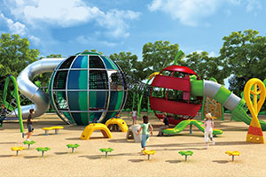 Fruit combination slide - Children's playground customized