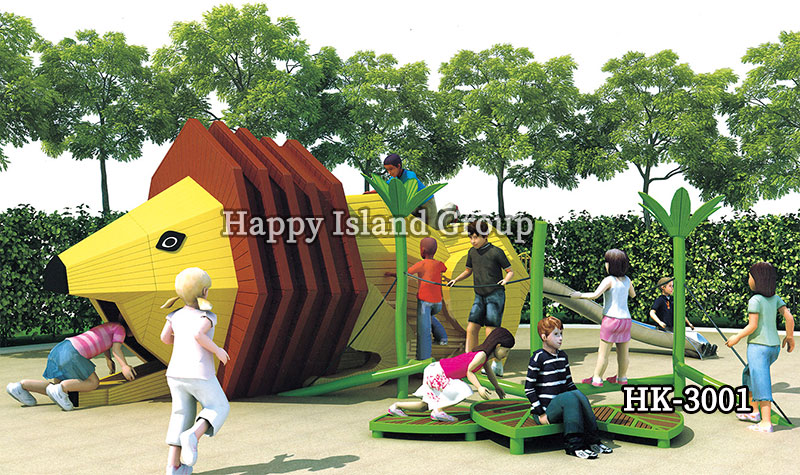 Lion playground equipment,Happy Island - The largest manufacturer of children's amusement equipment in South China