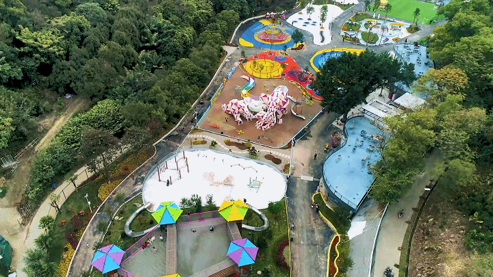 Elephant Slide - Elephant Family Theme Park Playground Equipment