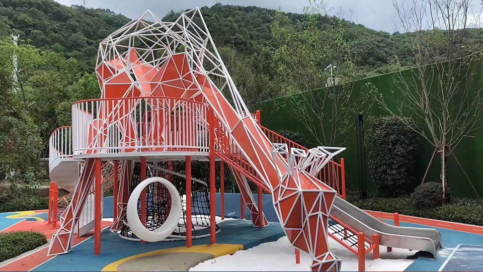 Playground equipment manufacturers can provide you with a range of slide options, including straight, spiral, and tube slides,