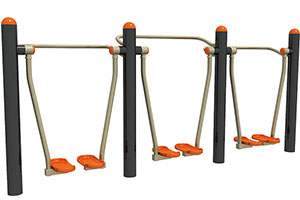 3 Person Air Walker Machine Outdoor Exercise Equipment