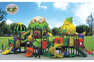 Fruit Theme Combine Slides Playground Equipment For Sale