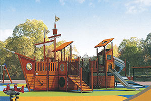 Pirate Ship Customized Playground Equipment For Sale With Factory Prices