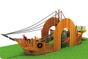 Pirate Ship Playground - Play Structure Theme Equipment Oem