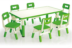 Safe And Stable Popular Kids Plastic Chairs and Tables For Sale